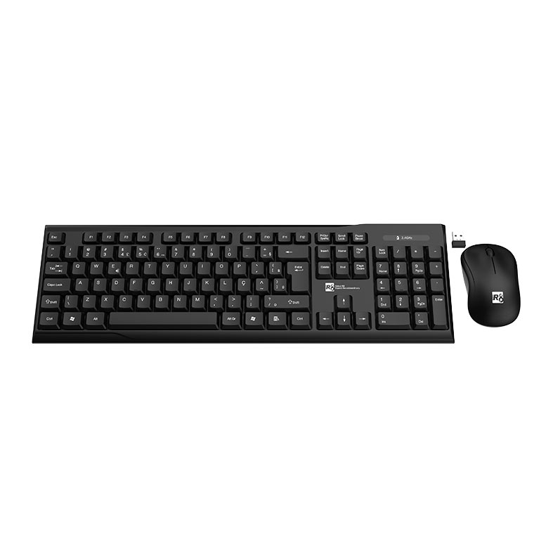 PRE VENDA - Kit Teclado e Mouse R8 1913, 1000DPI, ABNT2, Preto, R8-1913-BK - miniatura 5