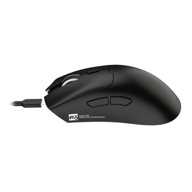 PRE VENDA - Mouse Gamer R8 G314, 12800DPI, 6 Botoes, Tri-Mode, Preto, R8-G314WL-BK - miniatura 8