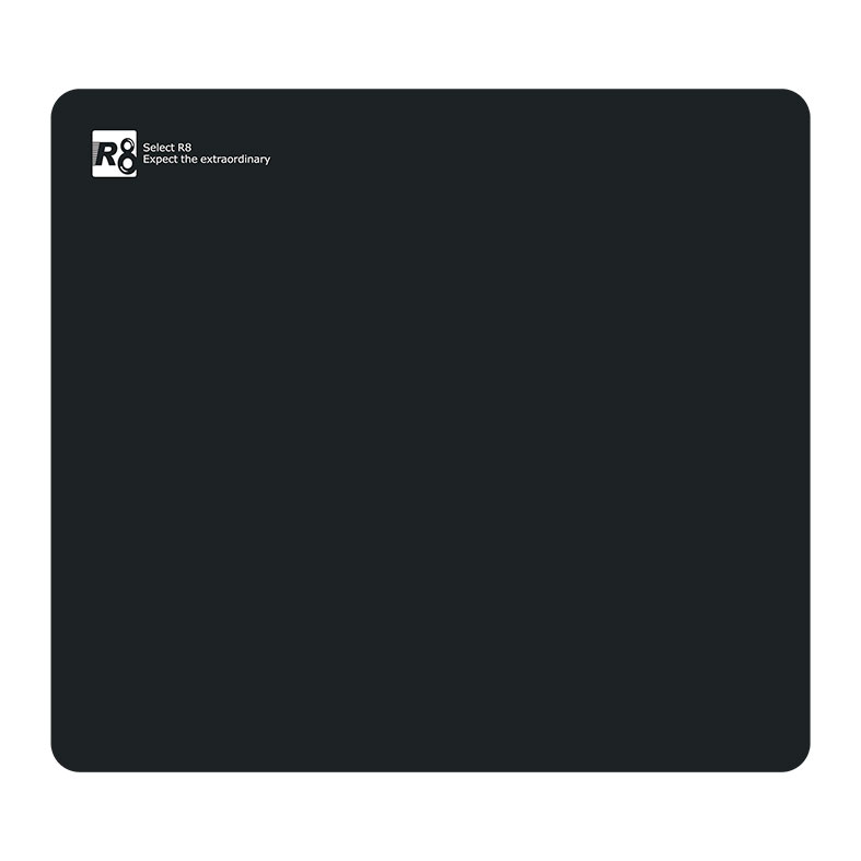 Mousepad R8 M03, 200x180x3mm, Preto, R8-M03-BK - imagem 1