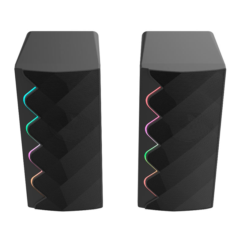 PRE VENDA - Caixa de Som R8 SP-12, 2x3W RMS, USB, Preto, R8-SP12-BK - miniatura 4