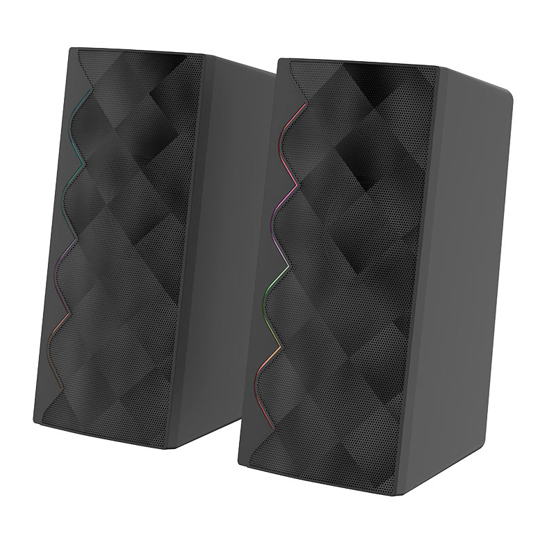 PRE VENDA - Caixa de Som R8 SP-12, 2x3W RMS, USB, Preto, R8-SP12-BK - miniatura 3