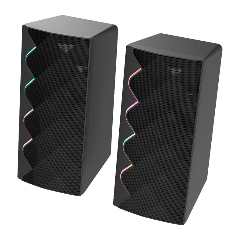PRE VENDA - Caixa de Som R8 SP-12, 2x3W RMS, USB, Preto, R8-SP12-BK - miniatura 5