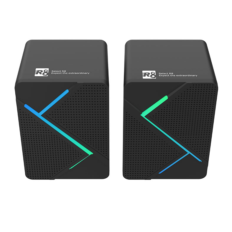 PRE VENDA - Caixa de Som R8, SP-13, 2x3W RMS, USB, Preto, R8-SP13-BK - miniatura 5