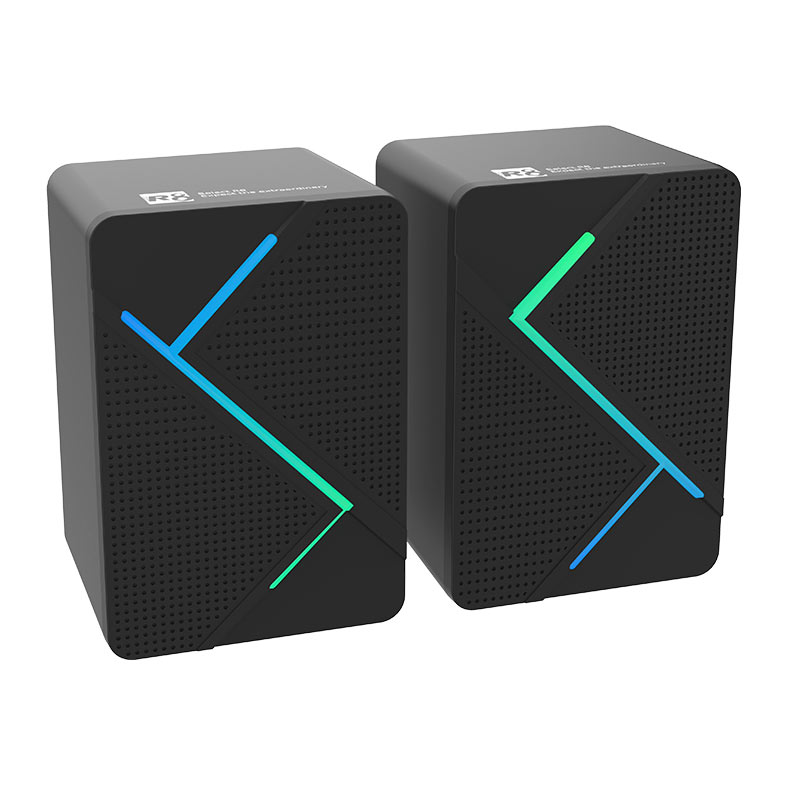 PRE VENDA - Caixa de Som R8, SP-13, 2x3W RMS, USB, Preto, R8-SP13-BK - miniatura 4