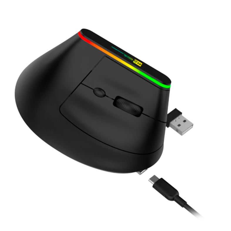 PRE VENDA - Mouse R8 X2, 1600DPI, 6 Botoes, Wireless, Preto, R8-X2WL-BK - miniatura 5