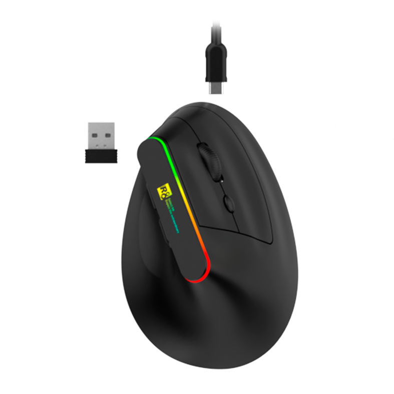 PRE VENDA - Mouse R8 X2, 1600DPI, 6 Botoes, Wireless, Preto, R8-X2WL-BK - miniatura 7