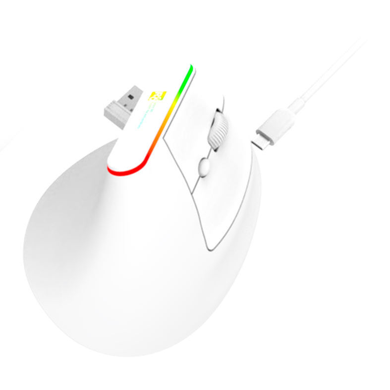 PRE VENDA - Mouse R8 X2, 1600DPI, 6 Botoes, Wireless, Branco, R8-X2WL-WH - miniatura 4