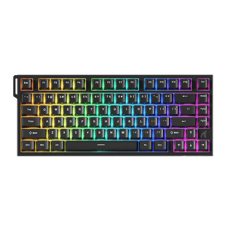 PRE VENDA - Teclado Mecanico Attack Shark R82 HE, RGB, Switch Hall Effect Magnetico, Preto, R82-HE-BK - miniatura 3