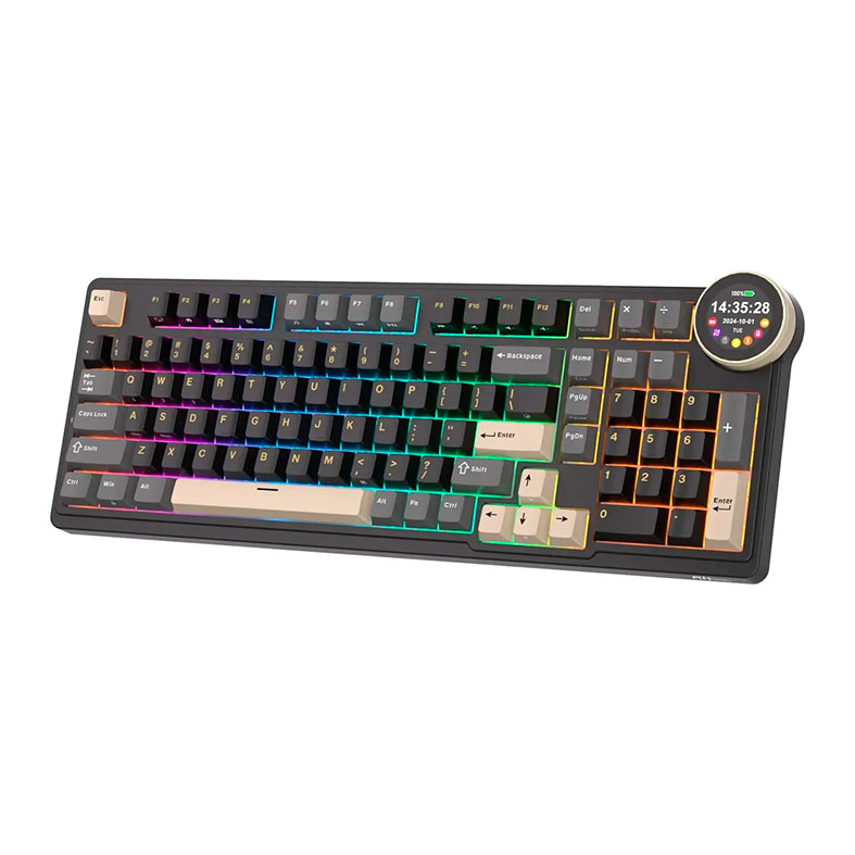 Teclado Mecanico Royal Kludge RK N99, RGB, Switch Cream, Phantom, RK-N99 - miniatura 3