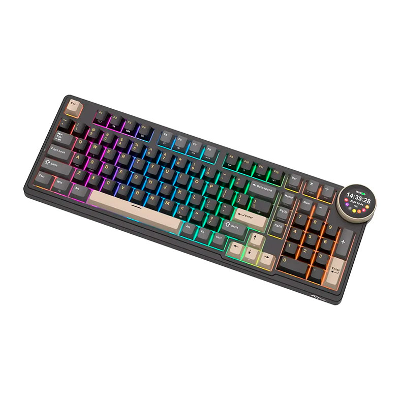Teclado Mecanico Royal Kludge RK N99, RGB, Switch Cream, Phantom, RK-N99 - miniatura 5
