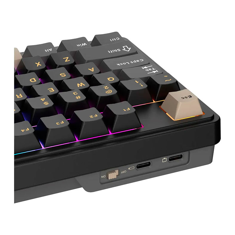 Teclado Mecanico Royal Kludge RK N99, RGB, Switch Cream, Phantom, RK-N99 - miniatura 9
