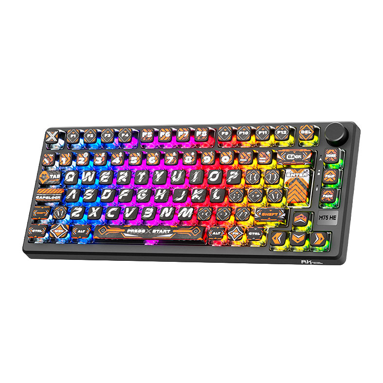 Teclado Mecanico Royal Kluge RKM75 HE, RGB, Switch Mint, Hephaestus, RKM75-HE - miniatura 4