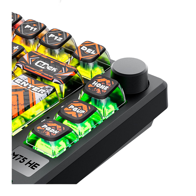 Teclado Mecanico Royal Kluge RKM75 HE, RGB, Switch Mint, Hephaestus, RKM75-HE - miniatura 7