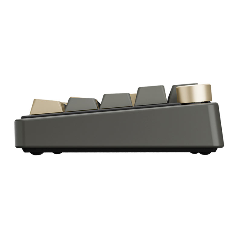 Teclado Mecanico Gamer Royal Kludge RKR65, RGB, ABNT2, Switch Brown, Preto e Dourado, RKR65-PT-BW-POR - miniatura 8