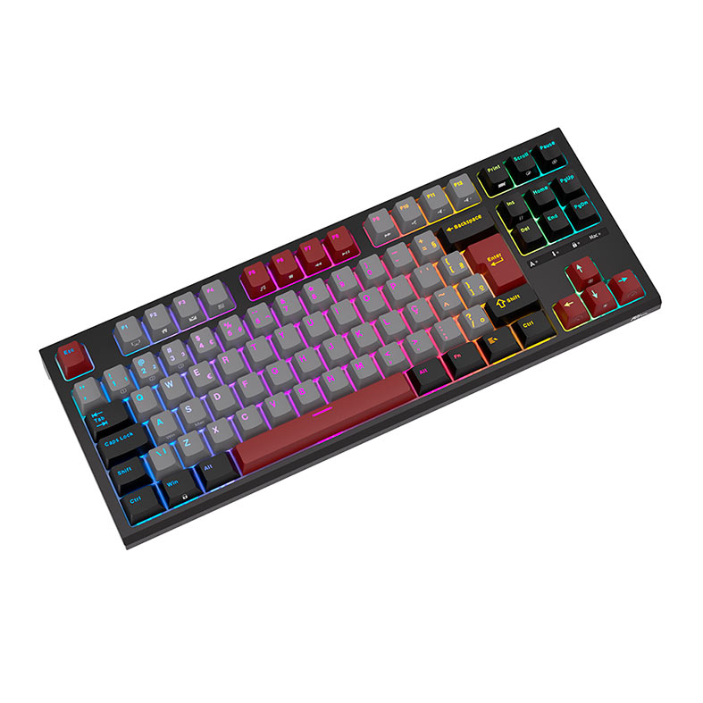 Teclado Mecanico Gamer Royal Kludge R87, RGB, ABNT2, Switch Red, Preto, RKR87-BLAC-H-POR - miniatura 4