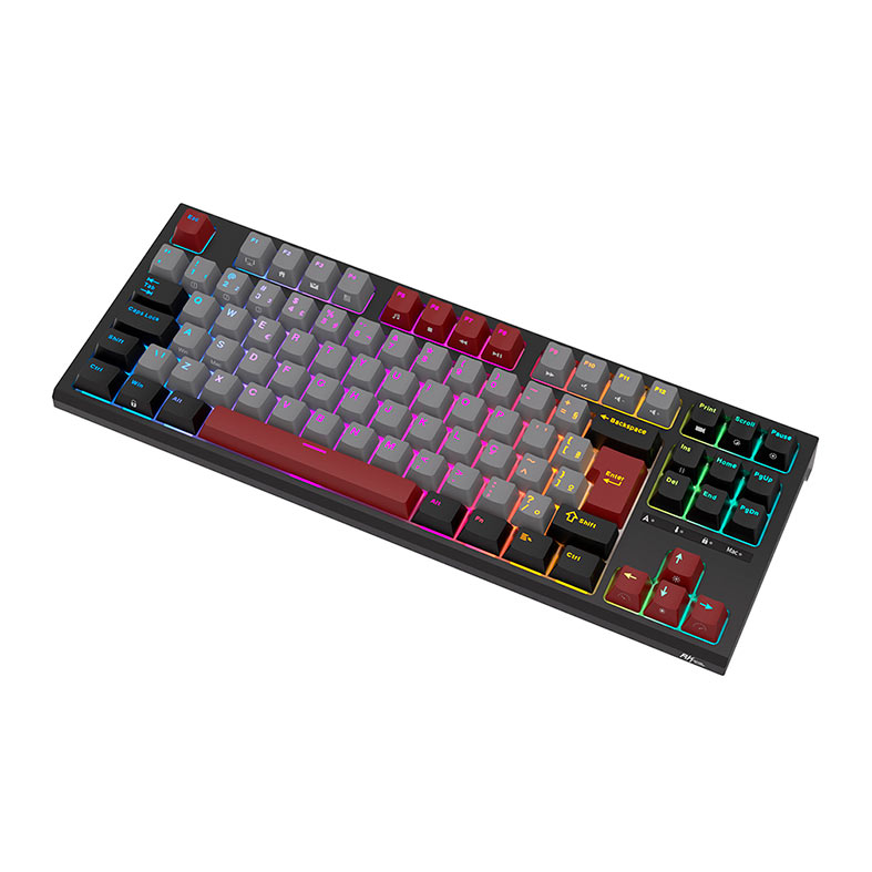 Teclado Mecanico Gamer Royal Kludge R87, RGB, ABNT2, Switch Red, Preto, RKR87-BLAC-H-POR - miniatura 5
