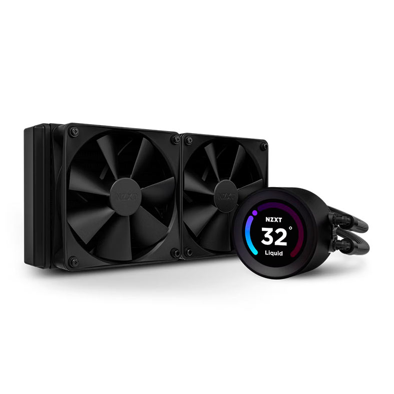 Water Cooler NZXT Kraken Elite 240, Display LCD, 240mm, Preto, RL-KN24E-B1 - imagem 1