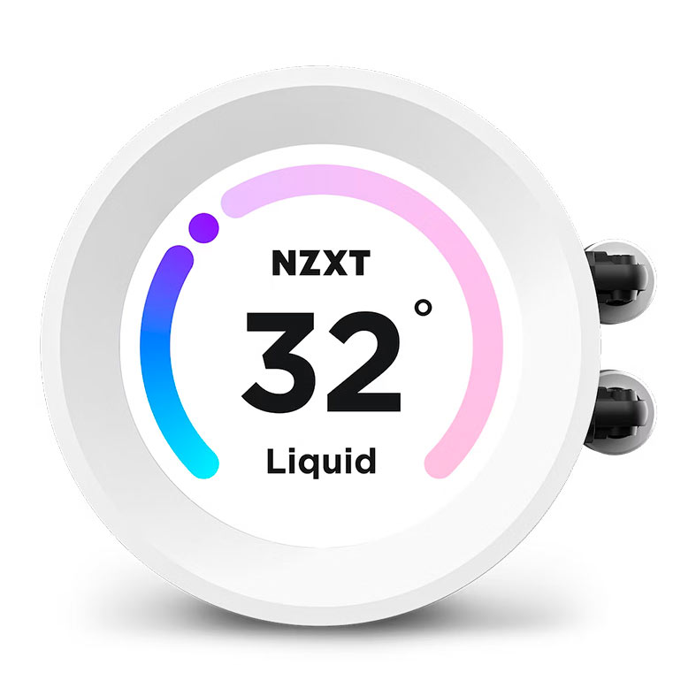 Water Cooler NZXT Kraken Elite 280 RGB, Display LCD, 280mm, Branco, RL-KR28E-W1 - miniatura 4