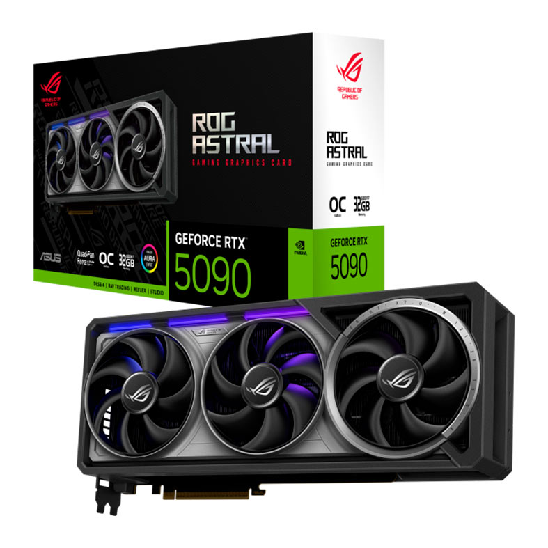 Placa de Video Asus GeForce RTX 5090 ROG Astral OC Edition, 32GB, GDDR7, 512-bit, ROG-ASTRAL-RTX5090-O32G-GAMING-NAC - miniatura 3
