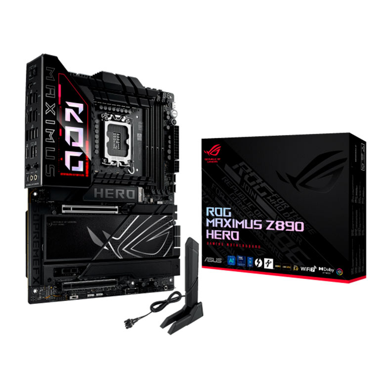 PRE VENDA - Placa Mae Asus ROG Maximus Z890 Hero, DDR5, LGA1851, ATX, Chipset Intel Z890, ROG-MAXIMUS-Z890-HERO - miniatura 3