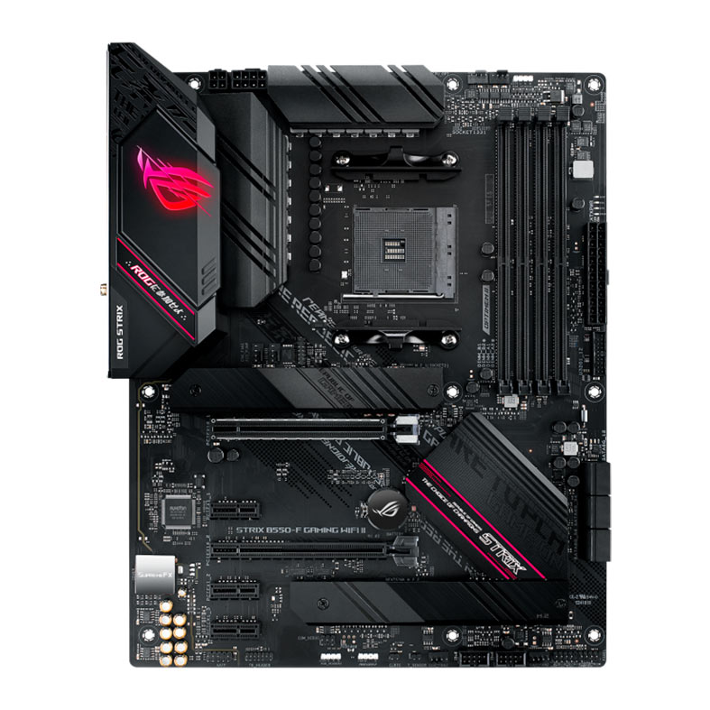 Placa Mae Asus ROG Strix B550-F Gaming Wi-Fi II, DDR4, Socket AM4, ATX, Chipset AMD B550, ROG-STRIX-B550-F-GAMING-WIFI-II - imagem 1