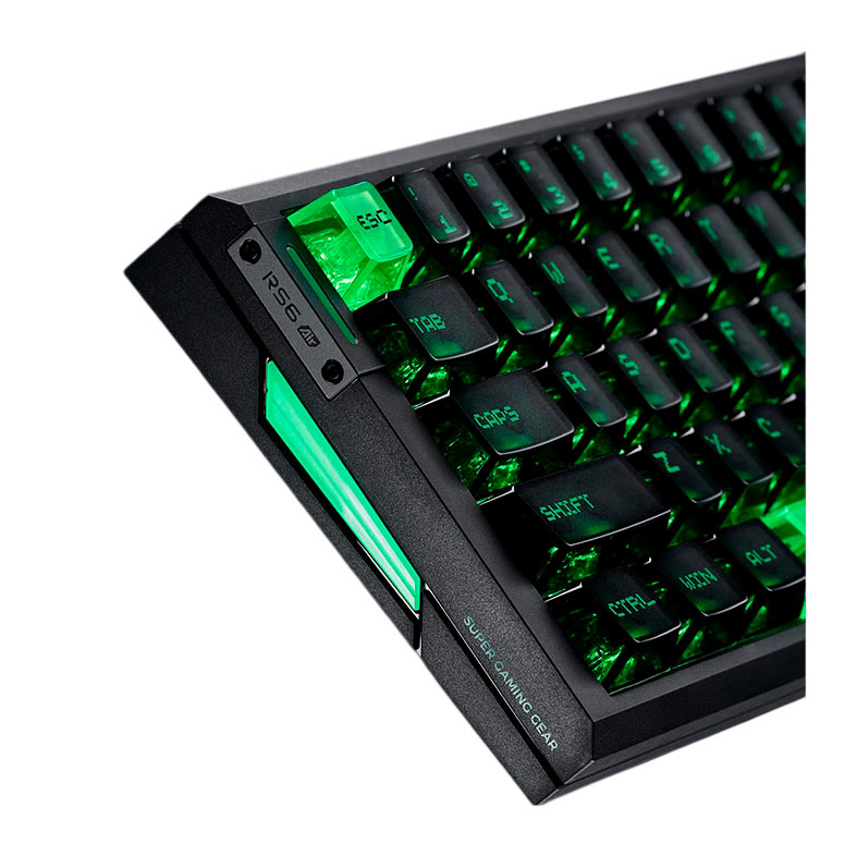 PRE VENDA - Teclado Mecanico ATK Gear RS6 Air, Switch Zenith, Preto, RS6-AIR-BK - miniatura 3