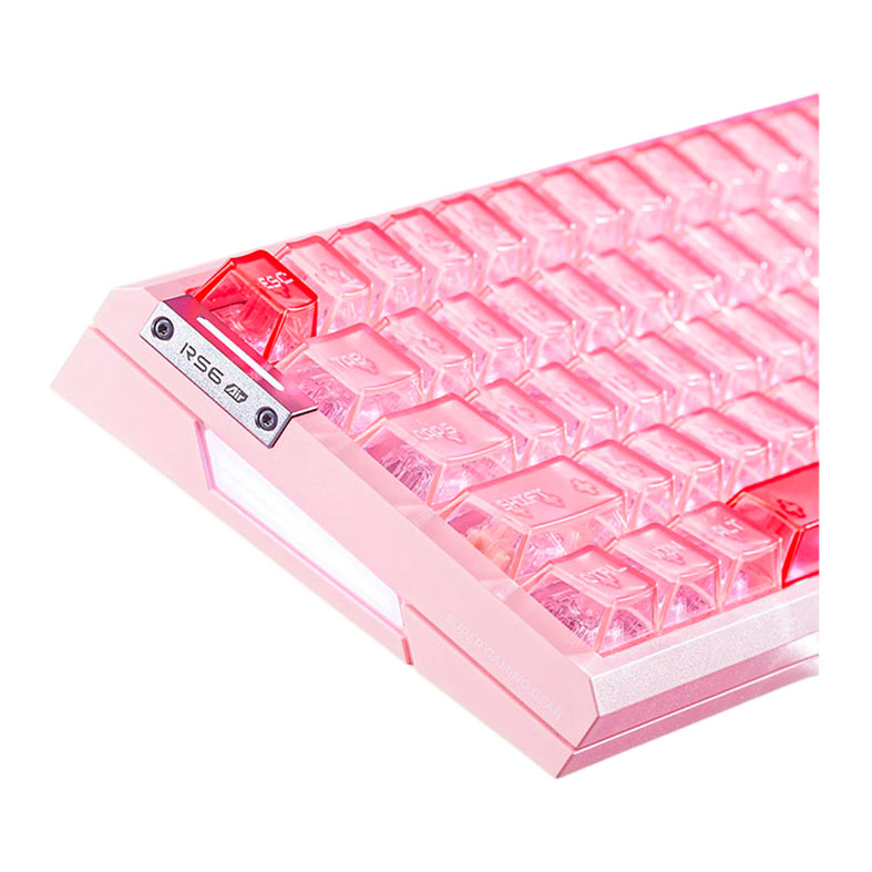 PRE VENDA - Teclado Mecanico ATK Gear RS6 Air, Switch Zenith, Rosa, RS6-AIR-PK - miniatura 3