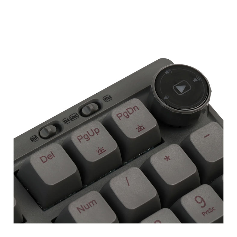 Teclado Mecanico Epomaker RT100, ARGB, Switch Wisteria Linear, Deep Grey, RT100-DPGY-WSLN - miniatura 8