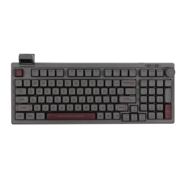 Teclado Mecanico Epomaker RT100, ARGB, Switch Wisteria Linear, Deep Grey, RT100-DPGY-WSLN - miniatura 3