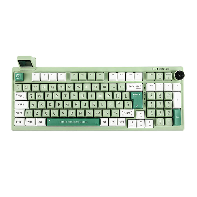 Teclado Mecanico Epomaker RT100, ARGB, Switch Wisteria Linear, Green, RT100-GR-WSLN - imagem 1