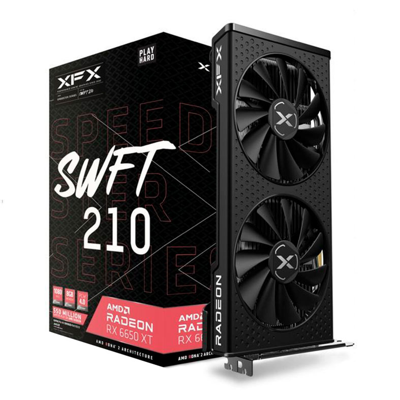 Placa de Video XFX Radeon RX 6650 XT Speedster Swft210, 8GB, GDDR6, 128-bit, RX-665X8DFDY - miniatura 3