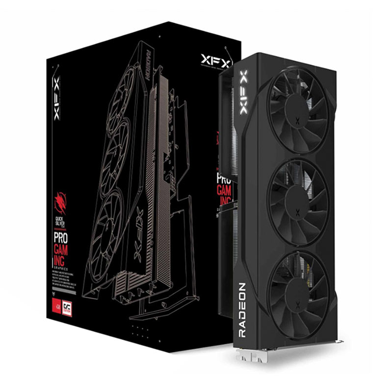 Placa de Video XFX Radeon RX 9060 XT Swift Triple Fan OC, 16GB, GDDR6, 128-bit, RX-96TS316B7 - miniatura 3