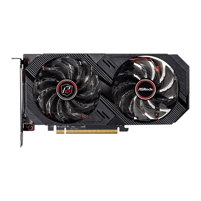 Placa de Video ASRock Radeon RX 6500 XT Phantom Gaming D OC, 4GB, GDDR6, 64-Bit, 90-GA3DZZ-00UANF - imagem 1