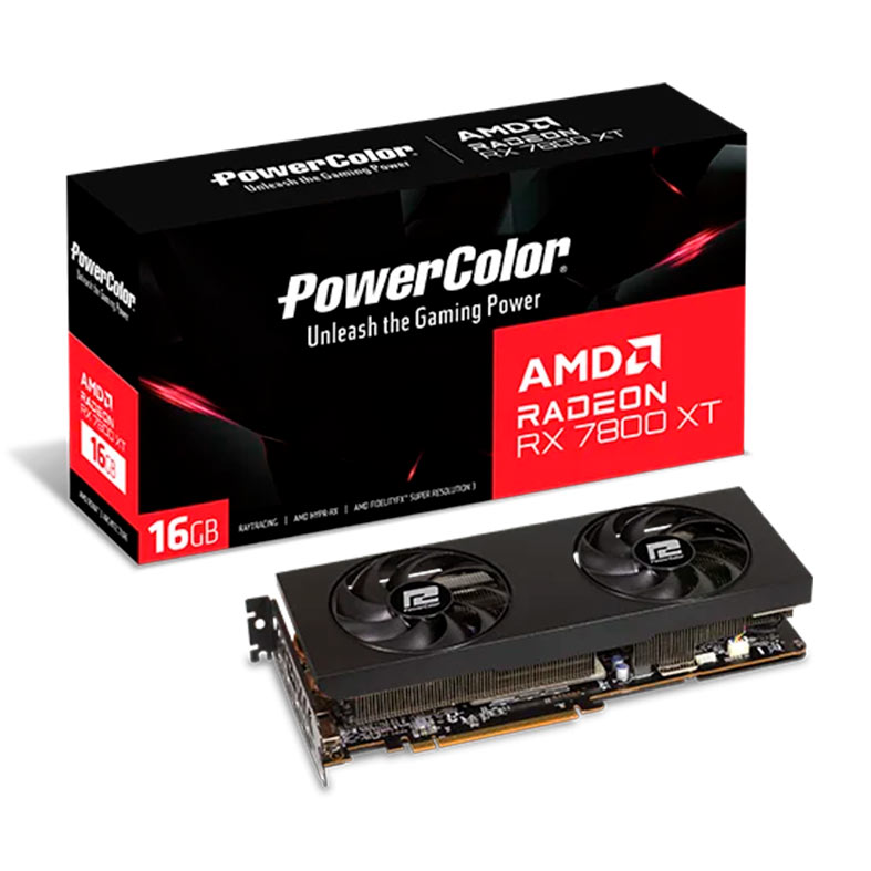 Placa de Video PowerColor Radeon RX 7800 XT, 16GB, GDDR6, 256-bit, RX7800XT-16G-P - miniatura 3