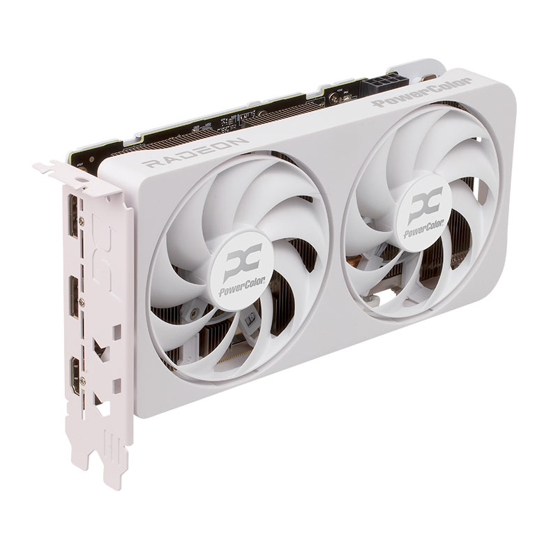 Placa de Video PowerColor Radeon RX 9060 XT Reaper White, 16GB, GDDR6, 128-bit, RX9060XT-16G-A-WHITE - miniatura 3