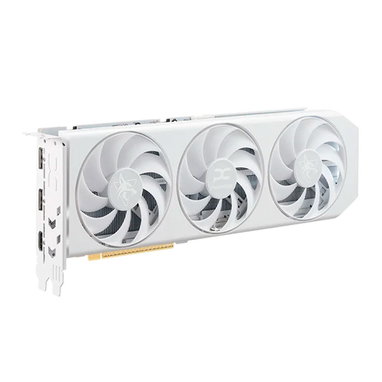 Placa de Video PowerColor Radeon RX 9060 XT Hellhound Spectral White OC, 16GB, GDDR6, 128-bit, RX9060XT-16G-L-OC-WHITE - miniatura 4