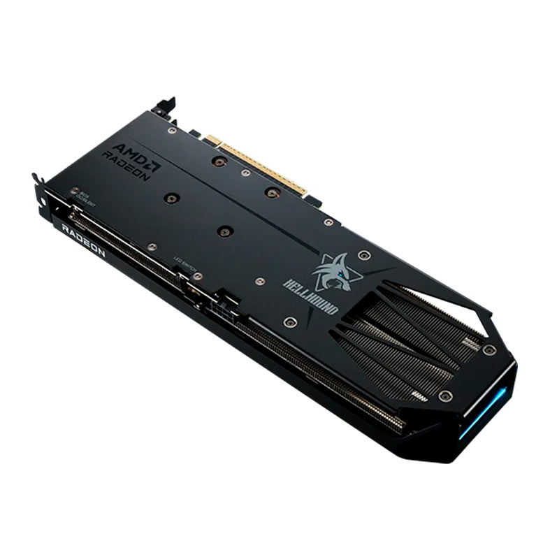 Placa de Video PowerColor Radeon RX 9060 XT Hellhound OC, 16GB, GDDR6, 128-bit, RX9060XT-16G-L-OC - miniatura 6