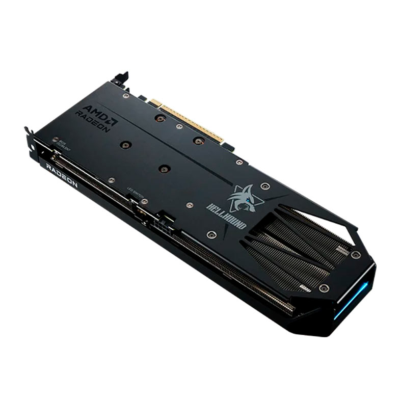 Placa de Video PowerColor Radeon RX 9060 XT Hellhound, 8GB, GDDR6, 128-bit, RX9060XT-8G-L-OC - miniatura 6
