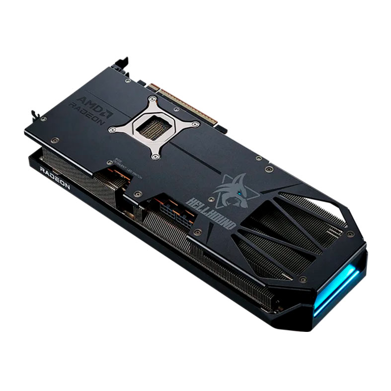 Placa de Video PowerColor Radeon RX 9070 Hellhound OC, 16GB, GDDR6, 256-bit, RX9070-16G-L-OC - miniatura 7