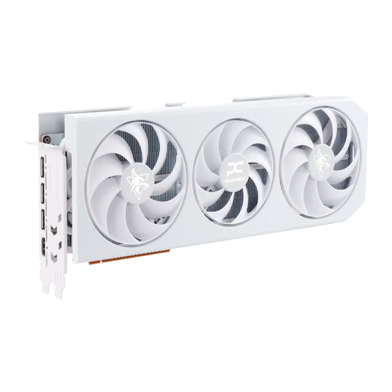 Placa de Video PowerColor Radeon RX 9070 XT Hellhound OC White, 16GB, GDDR6, 256-bit, RX9070XT-16G-L-OC-WHITE - miniatura 4