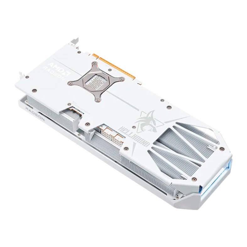Placa de Video PowerColor Radeon RX 9070 XT Hellhound OC White, 16GB, GDDR6, 256-bit, RX9070XT-16G-L-OC-WHITE - miniatura 6