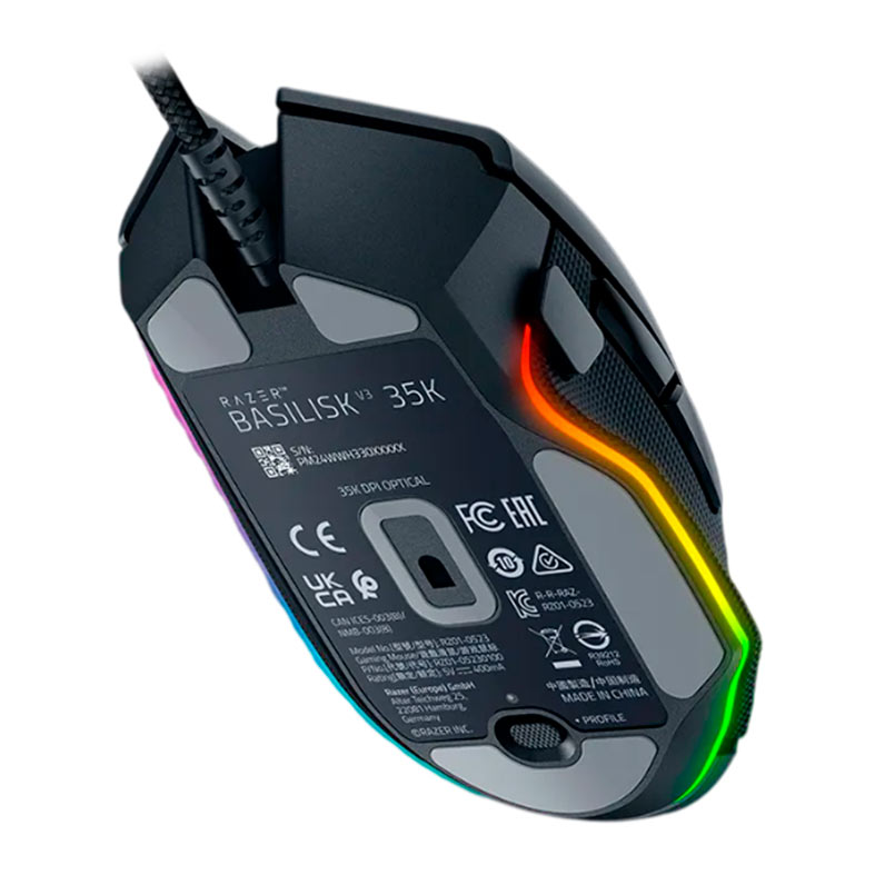 Mouse Gamer Razer Basilisk V3 35K, RGB, 35000DPI, 11 Botoes, Preto, RZ01-05230100-R3M1 - miniatura 4