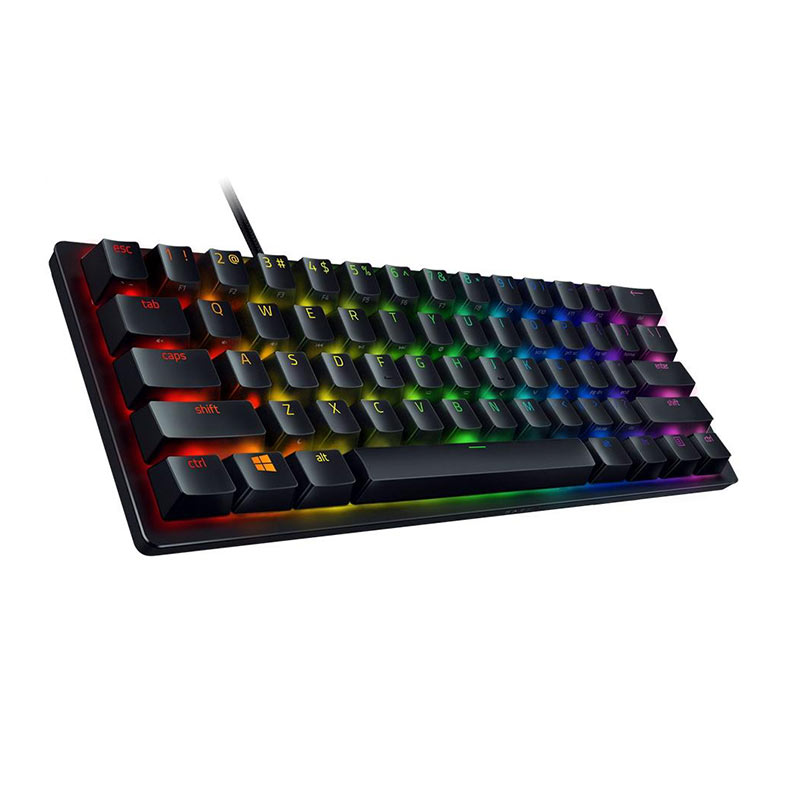 Teclado Optico Razer Huntsman Mini, Switch Roxo, Preto, RZ03-03390500-R3U1 - miniatura 3