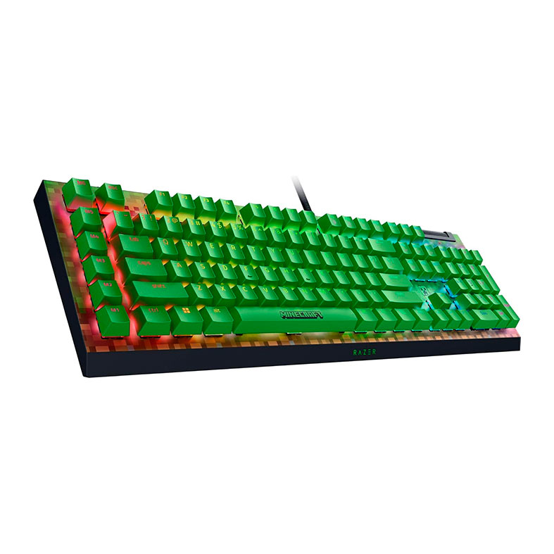 Teclado Mecanico Razer BlackWindow V4 X Minecraft Edition, RGB, Switch Verde, RZ03-04704100-R3M1 - miniatura 3