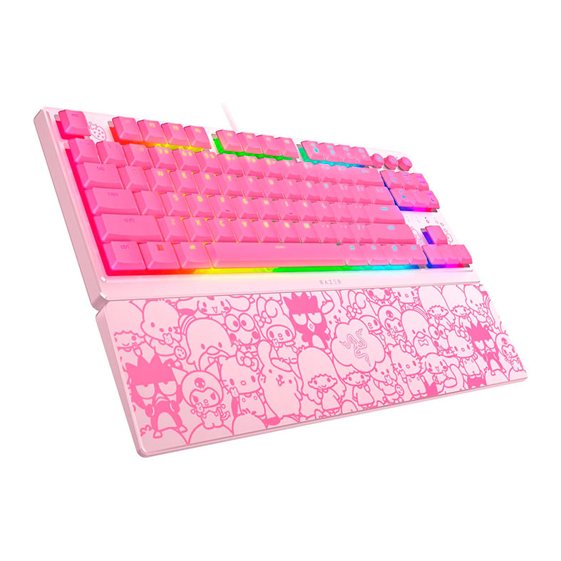 Teclado Gamer Razer Ornata V3 Hello Kitty and Friends Edition TKL, RGB, RZ03-04881900-R3M1 - miniatura 3
