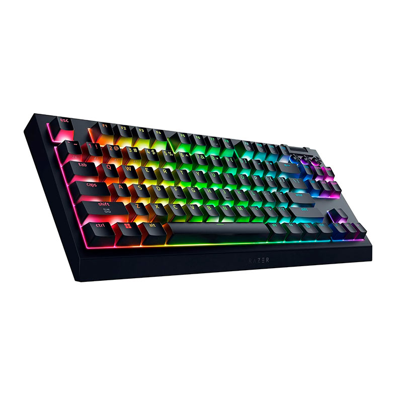 Teclado Mecanico Razer BlackWidow V4 TKL, RGB, Switch Laranja, Wireless, Preto, RZ03-05480200-R3U1 - miniatura 3