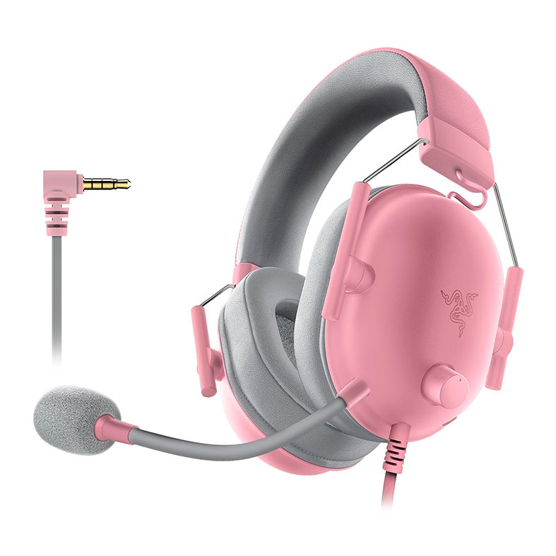 Headset Gamer Razer Blackshark V2 X Playstation Licensed, Drivers 50mm, Rosa, RZ04-03241400-R3UA - miniatura 4