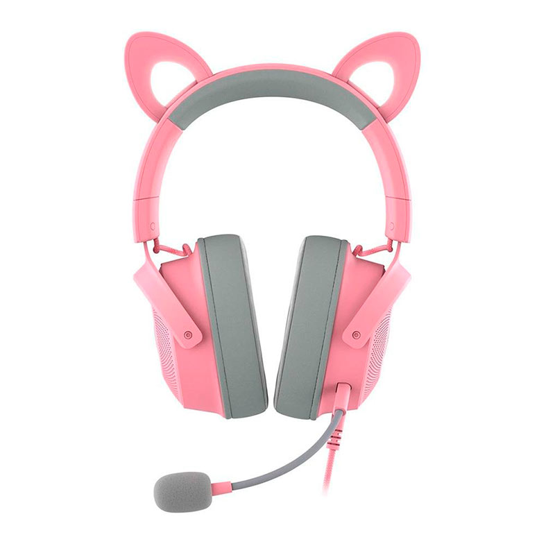 Headset Gamer Razer Kraken Kitty V2 Pro, RGB, Drivers 50mm, Rosa, RZ04-04510200-R3U1 - miniatura 3