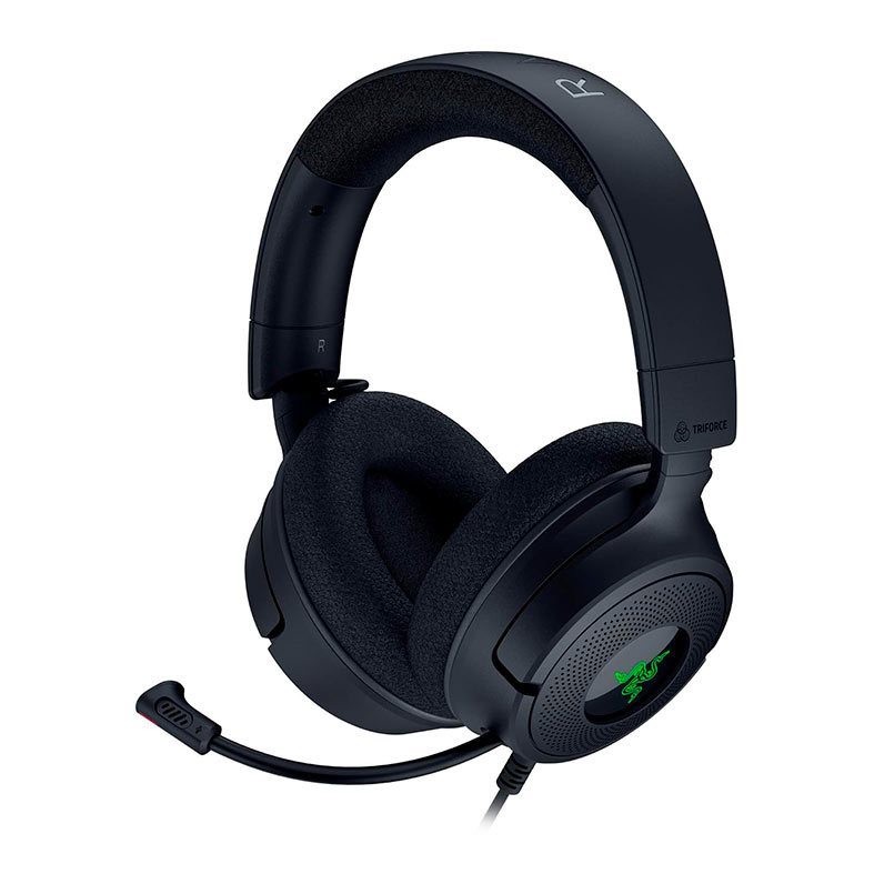 Headset Gamer Razer Kraken V4 X, RGB, Drivers 40mm, Preto, RZ04-05180100-R3U1 - miniatura 3
