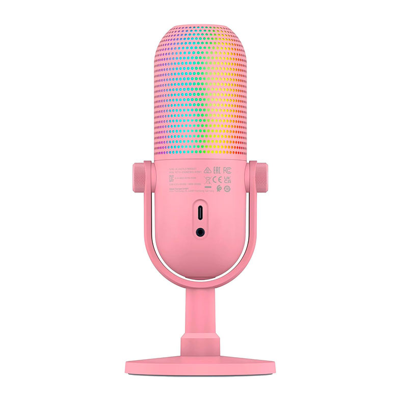 Microfone Razer Seiren V3 Chroma, RGB, USB, Rosa, RZ19-05060300-R3U1 - miniatura 4